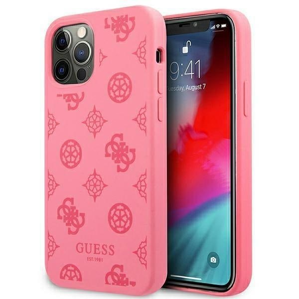 Guess Peony Collection Skal iPhone 12 Pro Max - Fushia