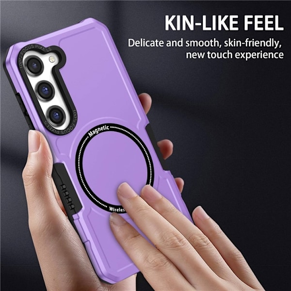 Galaxy S23 Skal Magsafe Anti Drop - Lila