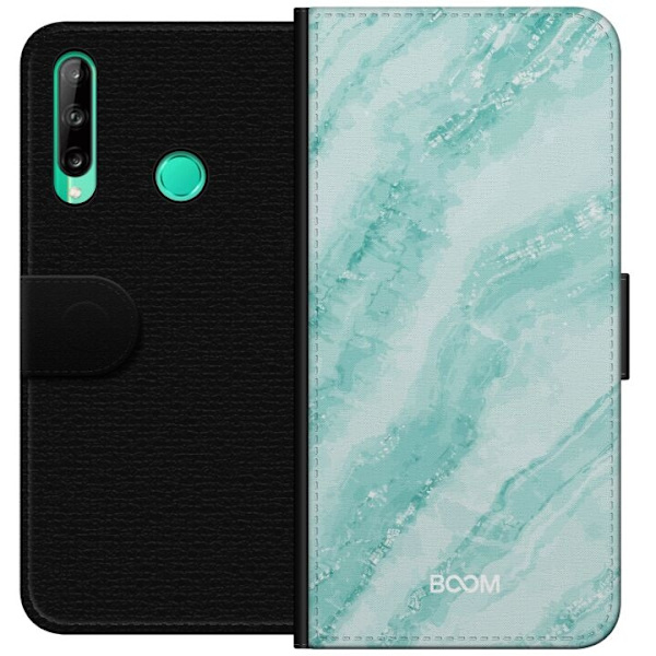 Plånboksfodral till Huawei P40 lite E med Mint Marble