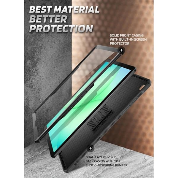 SupCase Cover Til Samsung Galaxy Tab A11 Plus Unicorn Beetle Pro - Sort Svart