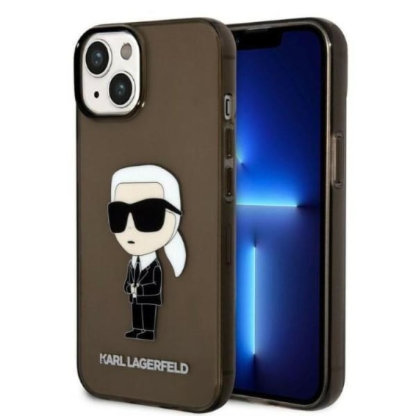 Karl Lagerfeld iPhone 14 Plus Skal Ikonik - Svart