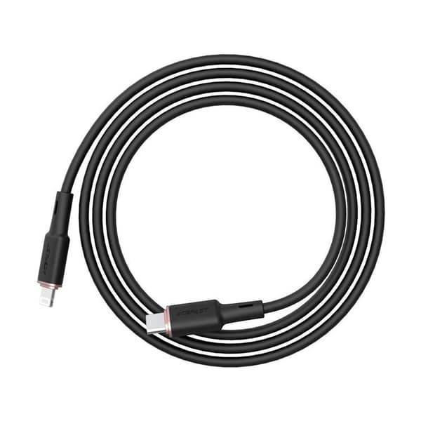 Acefast MFI USB-C till Lightning-kabel 30W 1,2m - Svart Black