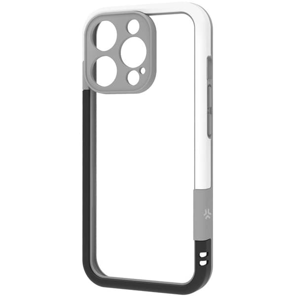 Celly telefontaske til iPhone 16 Pro Max kofanger - sort/hvid Black