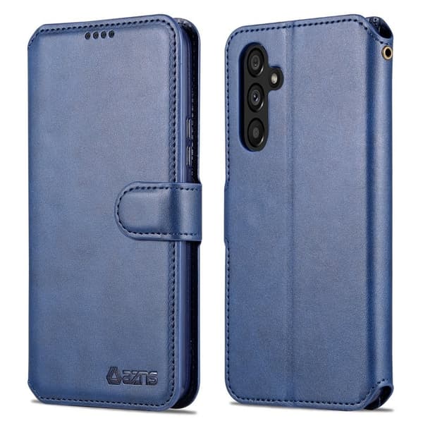 AZNS Samsung Galaxy A54 5G Plånboksfodral Konstläder - Blå