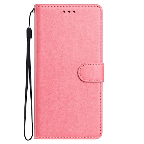 Samsung Galaxy S26 Plus Plånboksfodral Konstläder Ställfunktion - Roséguld