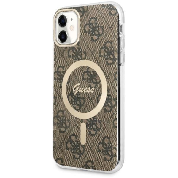 Guess iPhone 11 Mobilskal MagSafe - Brun
