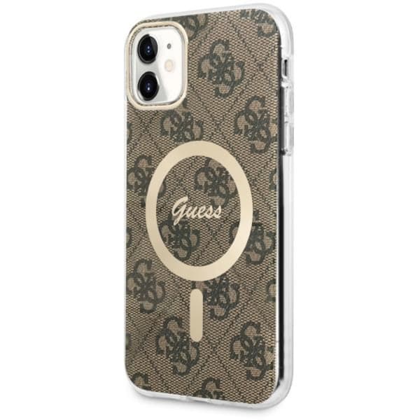 Guess Mobilskal till iPhone 11 MagSafe - Brun Brun