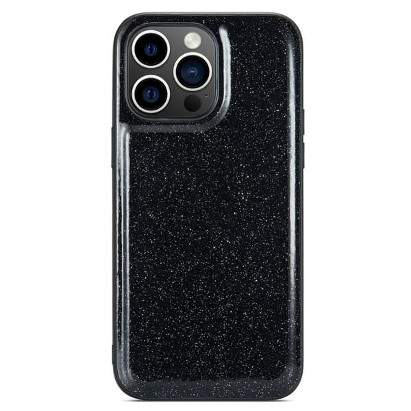 DG.MING Mobilskal till iPhone 14 Pro Max Glitter Mobilskal Svart