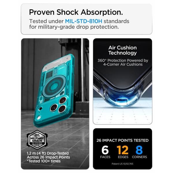 Spigen Mobilskal För iPhone 18 Pro/17 Pro Magsafe Ultra Hybrid C-One