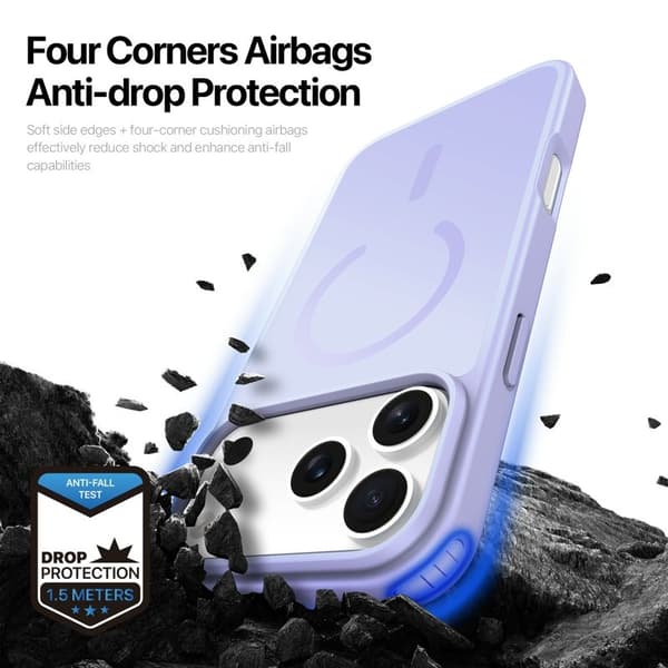 DUX DUCIS Yind Series Mobilskal till iPhone 17 Pro Max TPU + PC - Lila