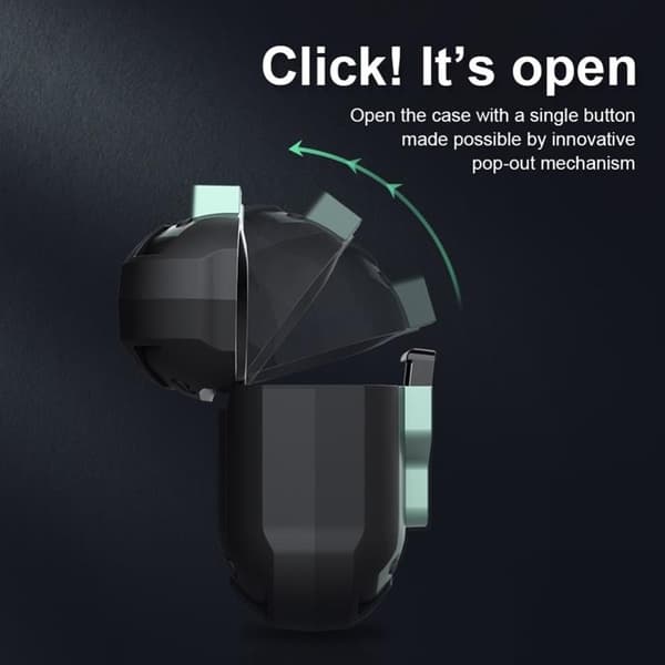 Nillkin Mecha Armor Skal Airpods 3 - Sort Black