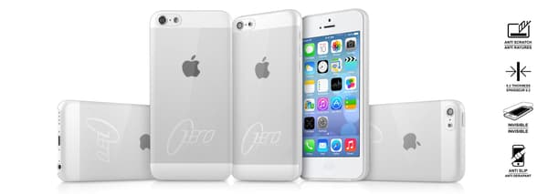 ITSkins Zero 3 Skal till Apple iPhone 5C (Clear) + Skärmskydd