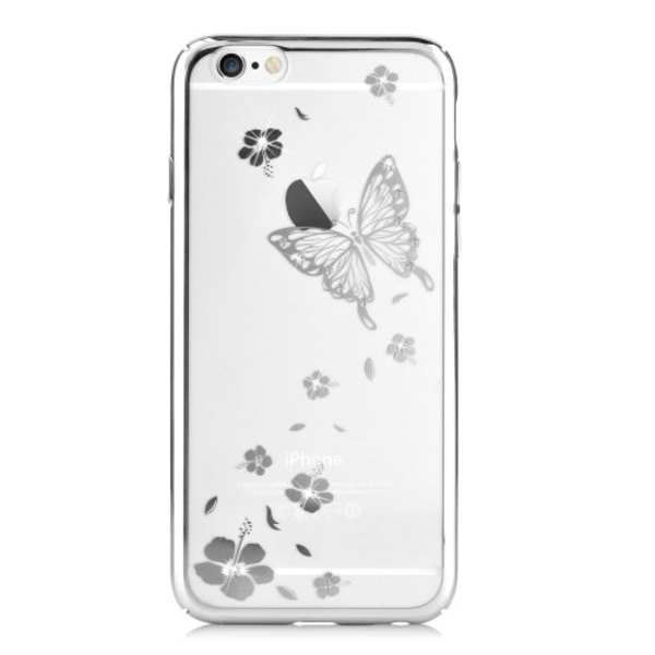 Vouni Kristall Skal till iPhone 6 / 6S - Silver Silver