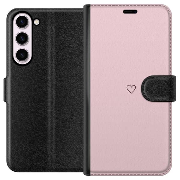 Plånboksfodral till Samsung Galaxy S23+ med Litet Hjärta