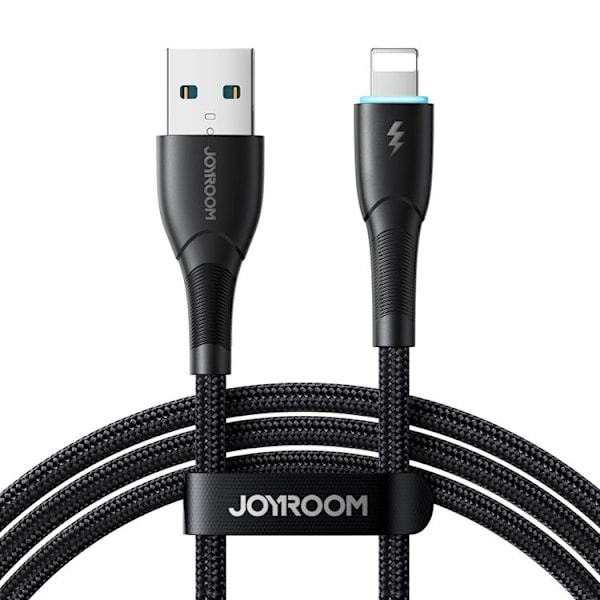 Joyroom Starry USB-A til Lightning Kabel 1m - Sort Black