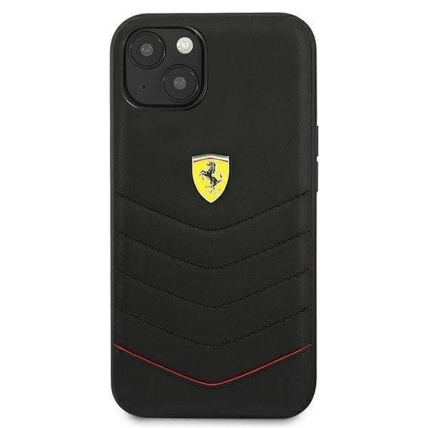 Ferrari Skal iPhone 13 Mini Off Track Quilted - Musta Black