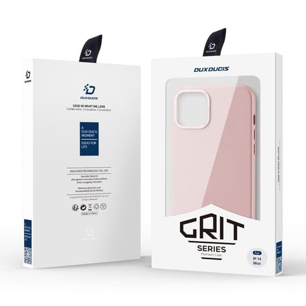 Dux Ducis iPhone 14 Skal MagSafe Grit - Rosa Rosa
