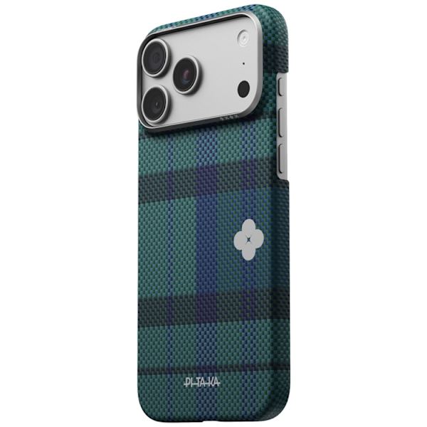 PITAKA Mobilskal För iPhone 17 Pro Magsafe Flora in Grid Edge - Forest Dawn