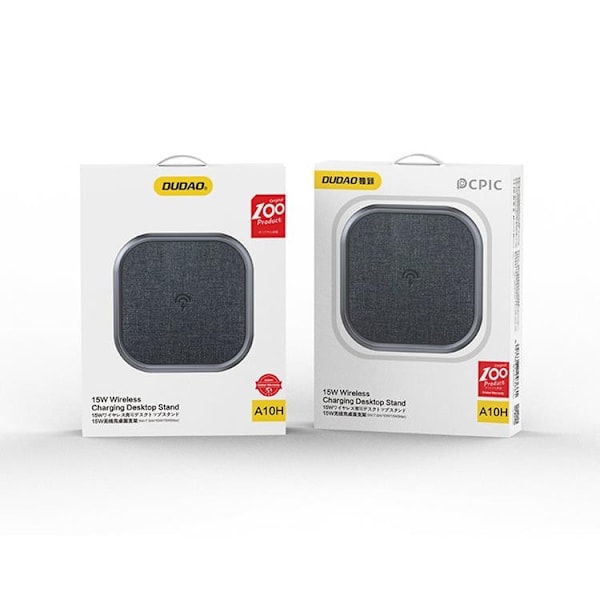 Dudao Fast Trådløs Oplader 15W - Grå Grey