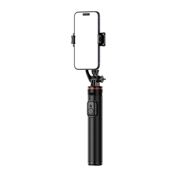 Selfiestick Teleskopstativ 1.3m Auminiumlegering Med Mobilhållare