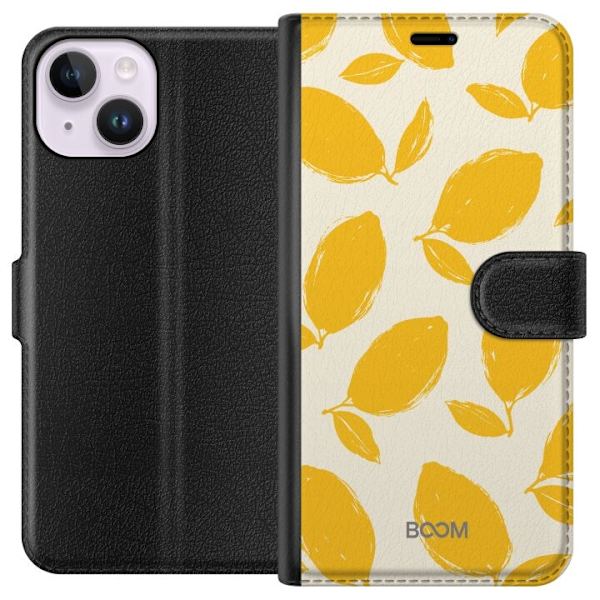 Plånboksfodral till Apple iPhone 15 med Lemon Breeze