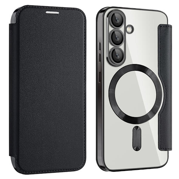 Galaxy S25 Plus Plånboksfodral MagSafe RFID Blocking - Svart Svart