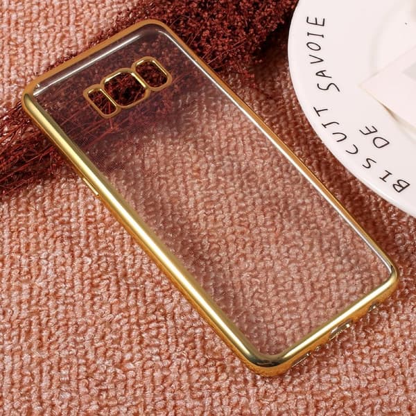 Gel Mobilskal til Samsung Galaxy S8 Plus - Guld Yellow