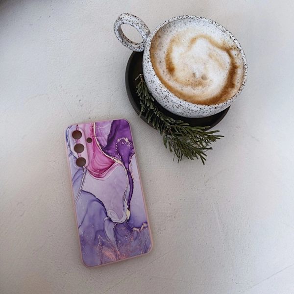 Tech-Protect Mobilskal till Xiaomi Redmi 15C Icon - Marble Rosa
