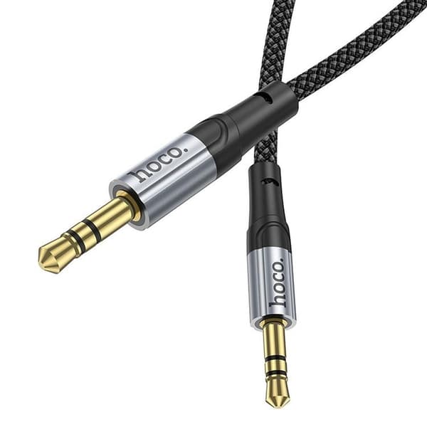 Hoco Aux till Aux 3.5mm Kabel 1m (hane) UPA26 - Svart Black