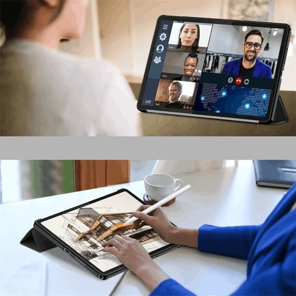 Tech-Protect Lenovo Tab 10.1 Etui Smart - Sort Svart