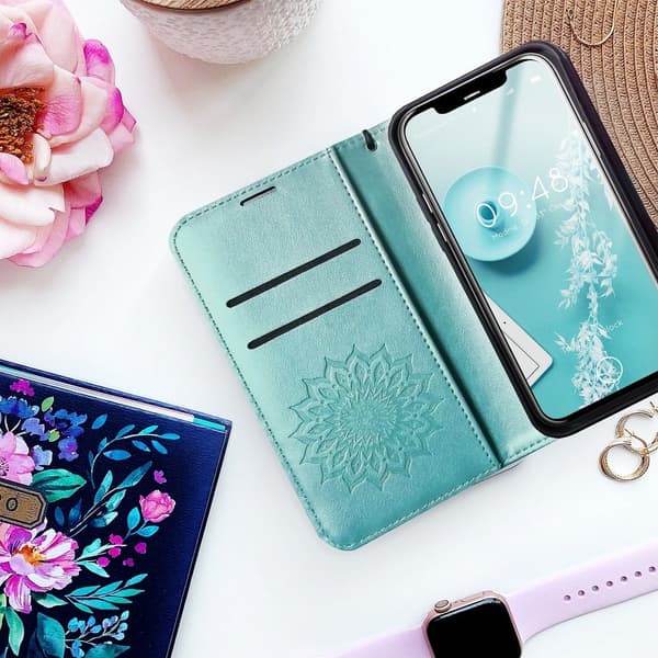 Forcell MEZZO Plånboksfodral till XIAOMI Mi 11 Lite 5G/4G/Lite NE - grön Grön