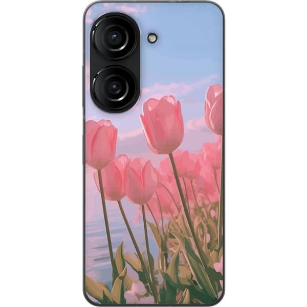 Mobilskal till Asus Zenfone 10 med Rosa Tulpaner