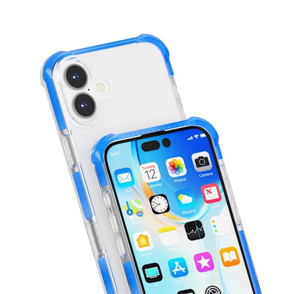 Mobilskal till iPhone 17 MagSafe Förstärkta Hörn Acrylic - Blå Blå