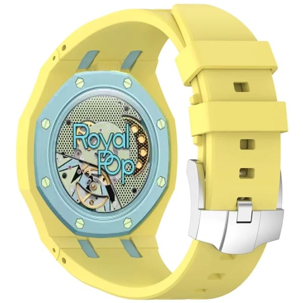 Swatch Royal Pop Silikonarmband - Gul/Ljusblå Gul
