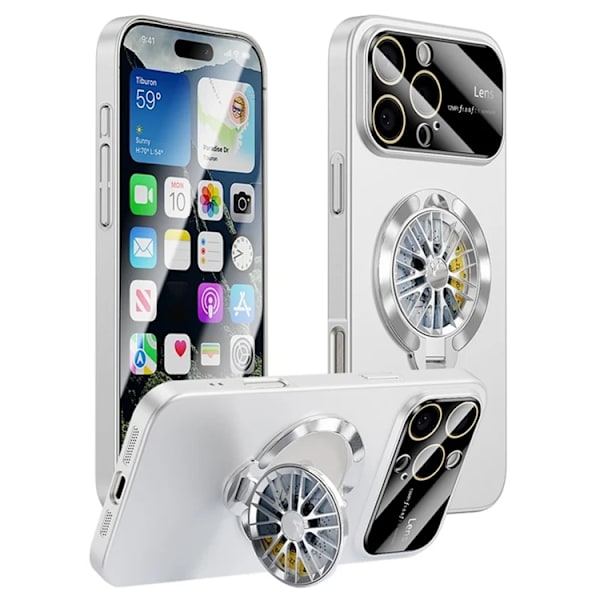 Mobilskal till iPhone 16 Pro Max Magsafe Hard PC - Vit Vit