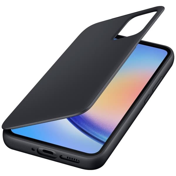 Samsung Galaxy A34 5G Lompakkokotelo Smart View - Musta Svart