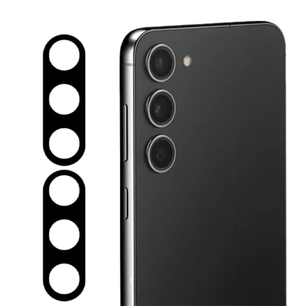 [2-PACK] Galaxy Z Flold 5 hærdet glas objektivdæksel - sort Black
