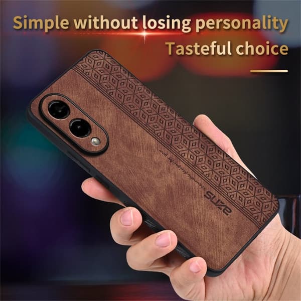 AZNS Samsung Galaxy S25 Edge Plånboksfodral Konstläder - Svart