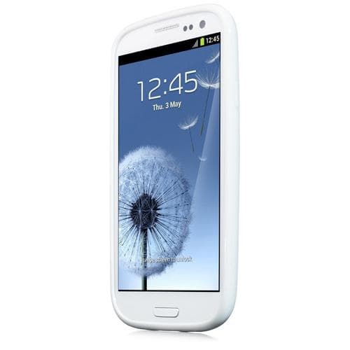 CAPDASE  Xpose Sparko till Samsung Galaxy S3 i9300 (Vit) + Skärmskydd White