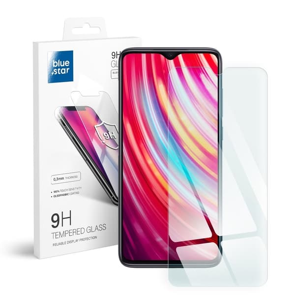 Blue Star Härdat Glas Skärmskydd till Xiaomi Redmi Note 8 Pro