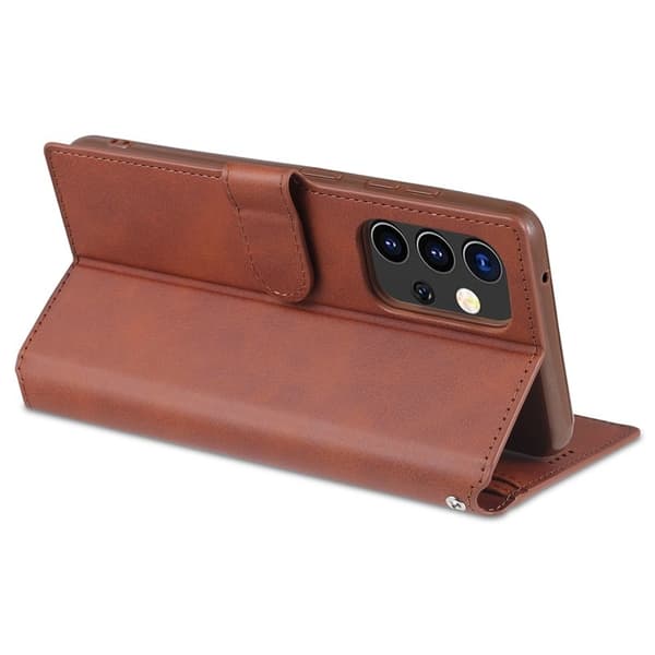 AZNS Samsung Galaxy A52 4G/5G Plånboksfodral Konstläder - Brun