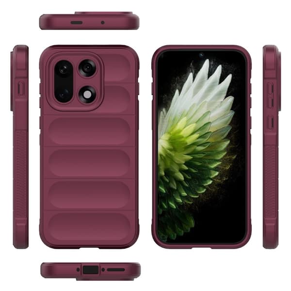 Mobilskal till OnePlus 15 5G Anti-Drop Soft TPU Rugged Vinröd