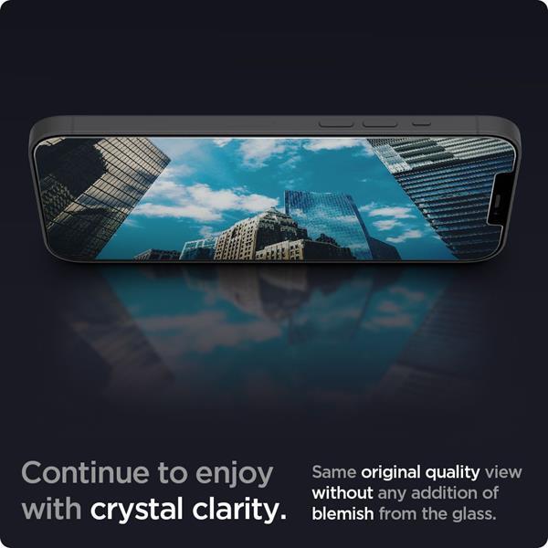 Spigen EZ FIT 2-PACK Antiblåt hærdet glas skærmbeskytter iPhone 13/
