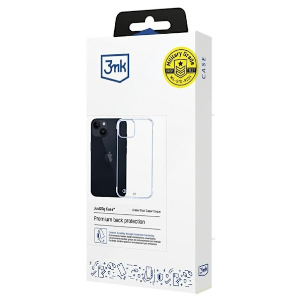 3MK Mobilskal till iPhone 13 Just20g - Clear Transparent