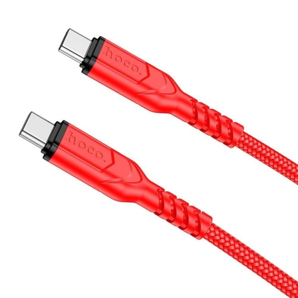 Hoco USB-C-USB-C-kaapeli 60W 2m - punainen