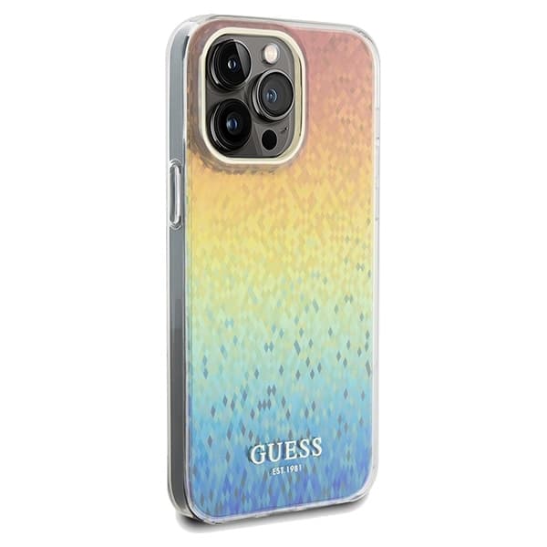 Guess Mobilskal till iPhone 13 Pro/13 MagSafe Faceted Mirror - Silver
