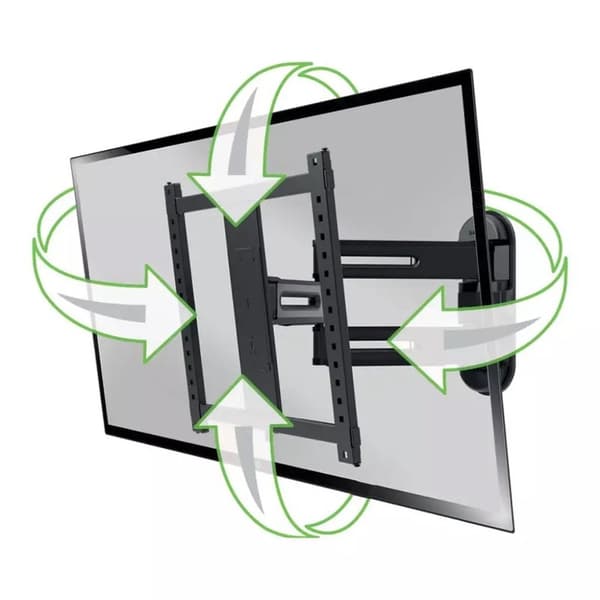 SANUS TV-holder 4D Max Vesa 400x400 32"-65" Fuld Motion Sort