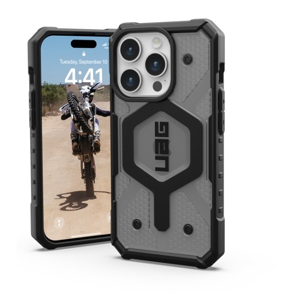 UAG iPhone 15 Pro Mobile Case Magsafe Pathfinder - Ash