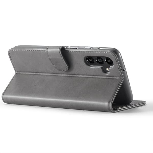 LC.IMEEKE Samsung Galaxy A55 5G Plånboksfodral Konstläder - Grå