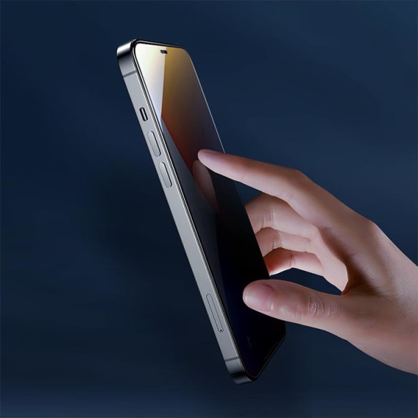 Joyroom iPhone 12 Pro Max Knight Series 2.5D i hærdet glas - Sort